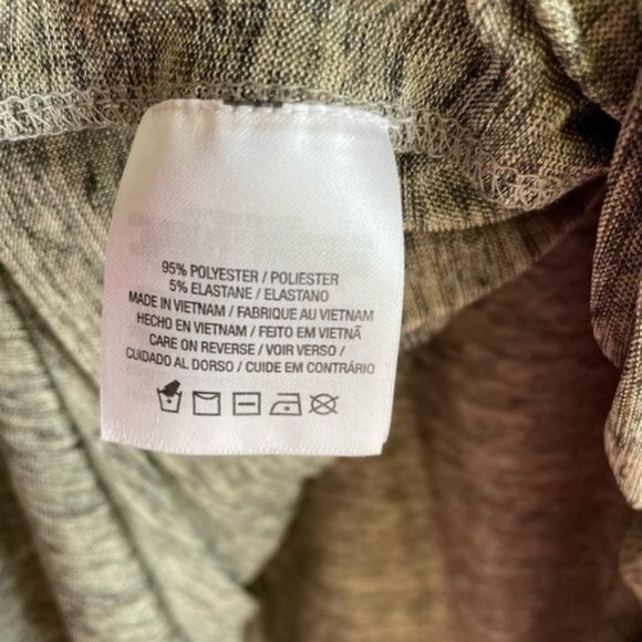 Tahari Black & Biege Metallic Dress Size Large - Picture 5 of 9